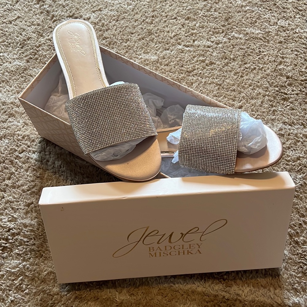 Badgley Mischka wedding shoes